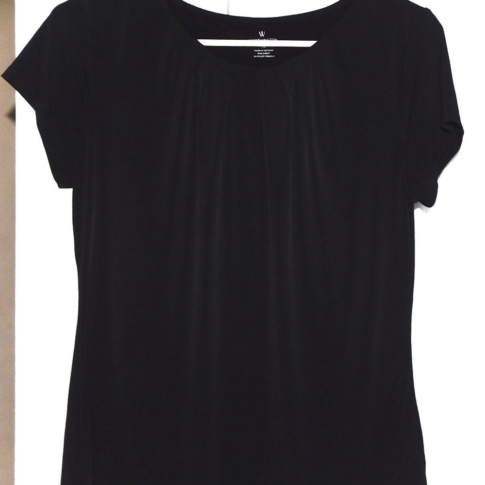 Worthington black blouse